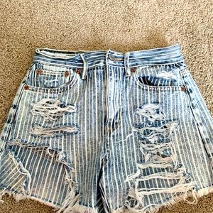 AE Striped Shorts